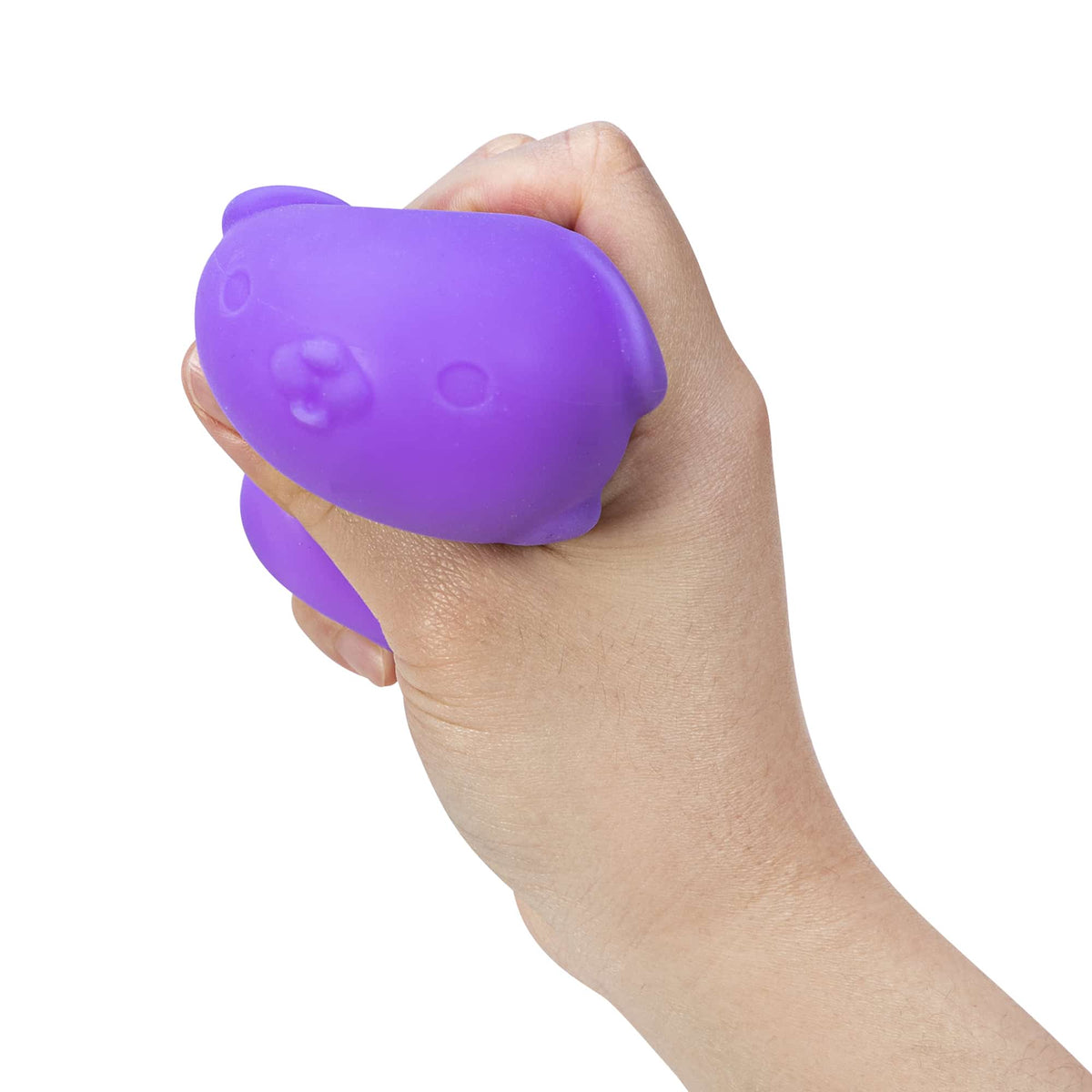 NeeDoh Funky Pup - Purple Squeezed